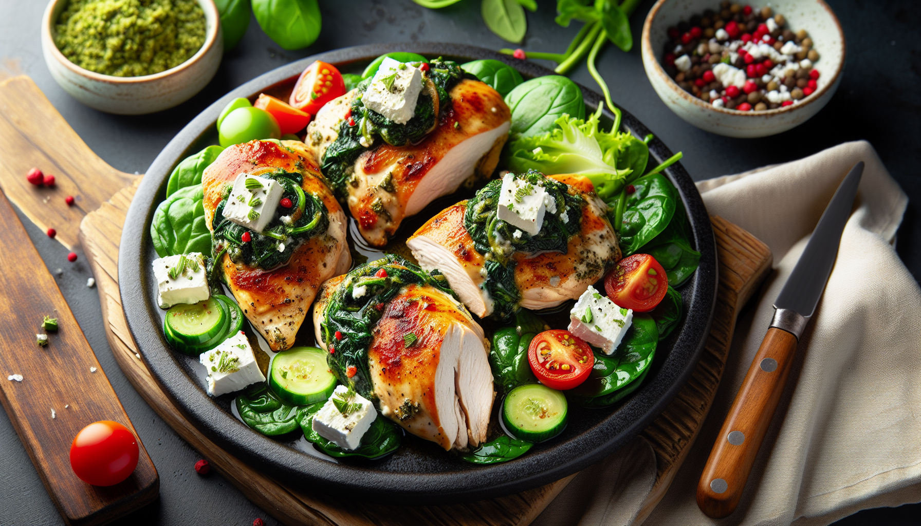 10 Keto-Friendly Spinach and Feta Stuffed Chicken Recipes