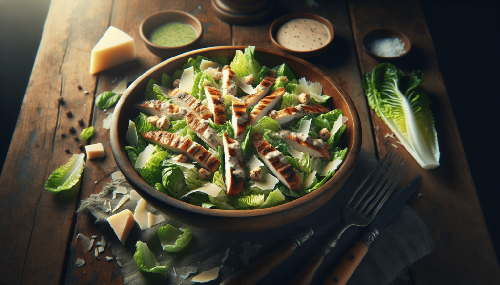 Keto Caesar Salad With Grilled Chicken