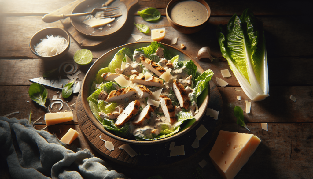 Keto Caesar Salad With Grilled Chicken