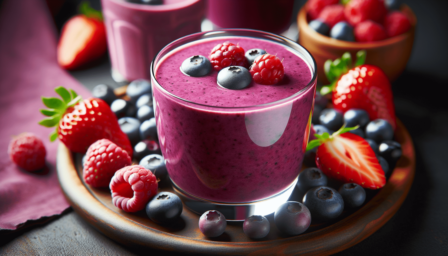 Berry Antioxidant Keto Smoothie