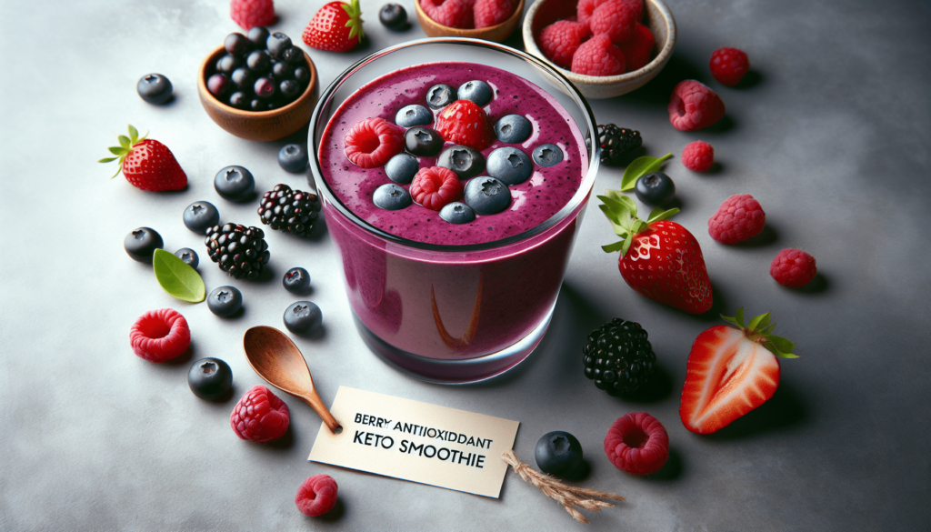 Berry Antioxidant Keto Smoothie